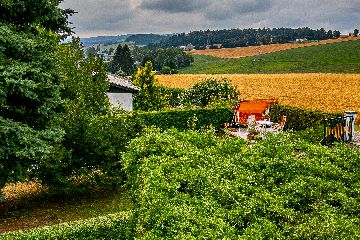 Ausblick vom Ferienhaus